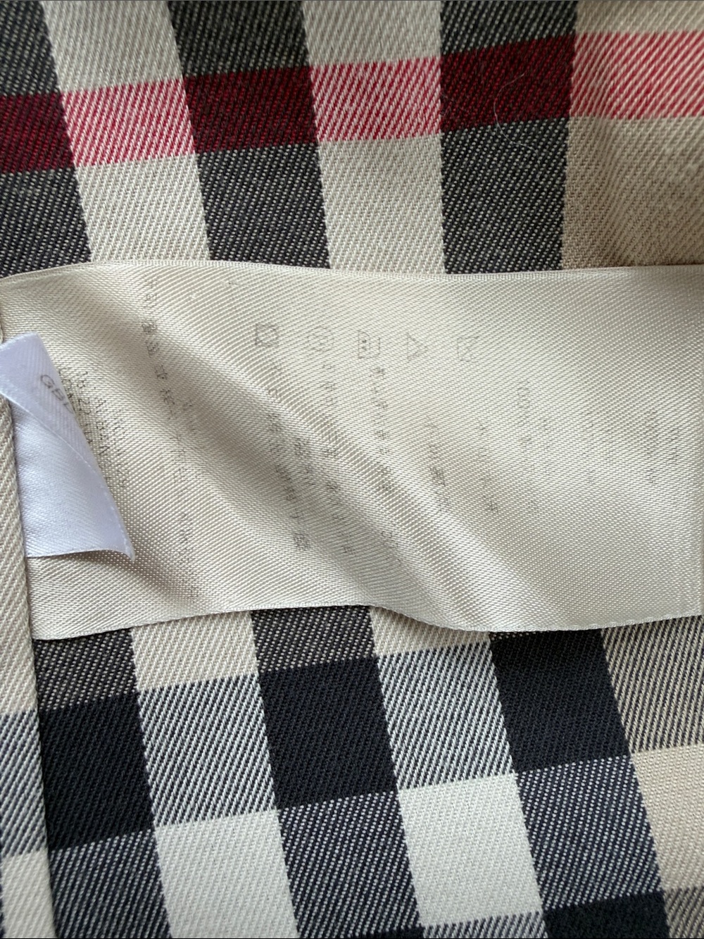 Burberry London Made in England Black Trench Coat Belt US 8 UK 10 - Picture 7 of 12